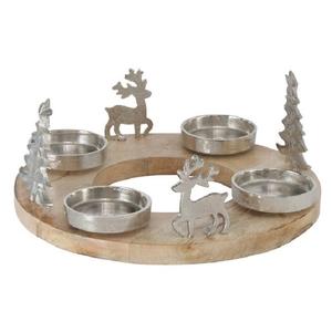 Vente à chaud Bougeoir moderne en aluminium plaqué argent Nouveau design Bougeoir en métal au tarif de gros pour Home Hotel - Product Image 4