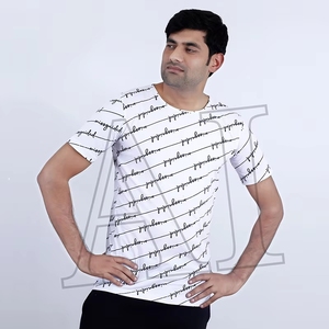 Camisetas personalizadas de marca para hombre, el más nuevo diseño de impresión de Camisa de algodón 100% - Product Image 5