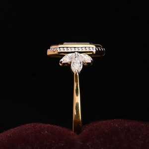 925 Sterling Silver Citrine Stone <b>Ring</b> Fashion Jewelry <b>Crystal</b> Fashion Jewelry Wholesale - Product Image 3