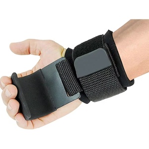 Hot Selling <b>Weight</b> Lifting Straps-Hook Iron-Mat Adjustable Neoprene Wrist Support-Brace For Gym Use-Universal Fit-Black - Product Image 1