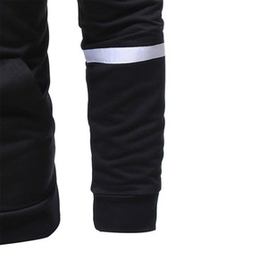 Men 100% Cotton Fleece Pullover Custom Blank 2025 Hot Sale Custom Print Color Block Custom <b>Plain</b> <b>Hoodies</b> - Product Image 4