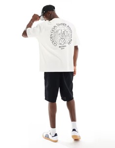 T-shirt for men Custom printed logo Wholesale Casual loose fit T-shirts Breathable Microfiber 100% Cotton <b>Drop</b> Shoulder Tshirt - Product Image 3