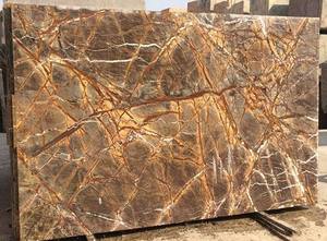 Losa de Mármol Natural Indio Marrón Bosque Tropical, Ecológica y Moderna, Pulida, Grande, para Encimera de Cocina, Comedor, Apartamento o Tocador - Product Image 5