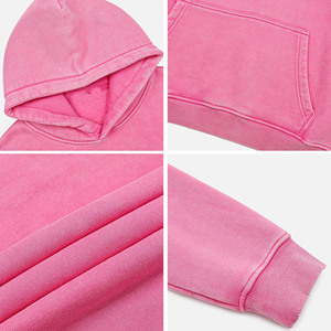 High Quality Cotton Thick Heavy <b>Fleece</b> Pullover Hoodies <b>Men</b> Drop Shoulder Puff Print <b>Oversized</b> <b>Hoodie</b> Custom Logos <b>Men's</b> Hoodies - Product Image 5