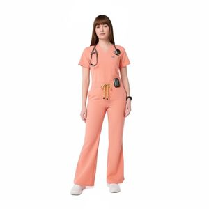 OEM Custom Nurse <b>Scrub</b> Suit Breathable Medical Uniform Comfortable Hospital Workwear <b>Scrub</b> <b>Sets</b> Wholesale Supplier - Product Image 4