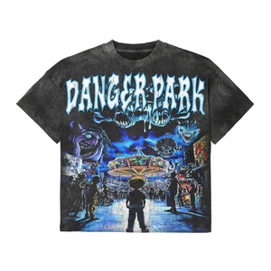 เสื้อยืดผ้าคอตตอนโพลีเอสเตอร์ผสมขนาดใหญ่สำหรับผู้ชายเทรนด์ใหม่เสื้อยืด Dtg คอกลมลาย180 GSM สำหรับผู้ชาย - Product Image 2