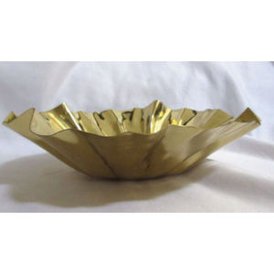Modern Gold Metal Chocolate Serving Bowl Highest Quality Eco-Friendly Tabletop Desserts and <b>Sweets</b> Server for Weddings - Product Image 1