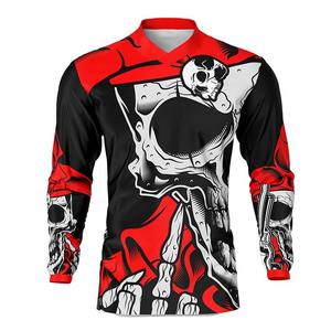 2025 personnalisé hommes couleur unie hommes vêtements de course Motocross maillot vêtements de sport personnalisés - Product Image 5