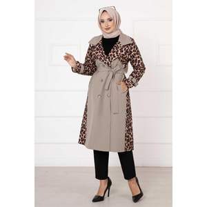 Gabardina con adorno de leopardo Stone - Product Image 4