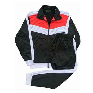 Chándales de colores mezcla de algodón y poliéster conjuntos de chándales de fútbol cortar y coser chándales deportivos con logotipo personalizado - Product Image 2