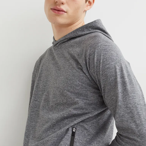 Sudaderas con Capucha para Hombre de Color Sólido de Calidad Profesional para Invierno, Mezcla de Poliéster/Algodón, Colores Personalizados, Logotipo Personalizado, Transpirables, 180g, Tipo Pullover - Product Image 4