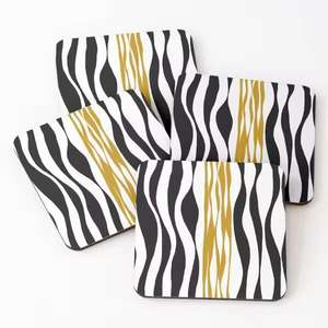 Printed Wooden Custom Logo Handmade Durable Hot Selling <b>Coasters</b> for Home Kitchen & Offices Table Top <b>Slate</b> <b>Coasters</b> <b>Placemats</b> - Product Image 5