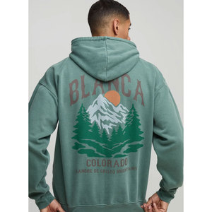 Sudaderas con capucha de gran tamaño para hombre con manga raglán de 600 GSM y peso pesado con logotipo personalizado, sudaderas gruesas lisas, Sudadera con capucha unisex de talla grande - Product Image 4