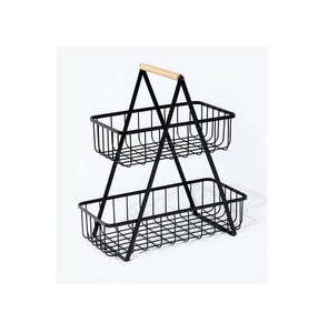 Nouveau panier en métal à prise ferme avec poignée de rangement et panier à vêtements pour la maison et la cuisine - Product Image 3