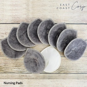 แผ่นซับน้ำนมแบบซักได้สำหรับคุณแม่มีคุณสมบัติระบายอากาศได้ดีทำจากไม้ไผ่โค้ง - Product Image 2