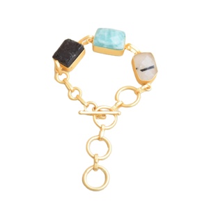 Bracelet en laiton mat réglable, vintage, fait à la main, unisexe, bijoux de mode, vente en gros, export en vrac - Product Image 1