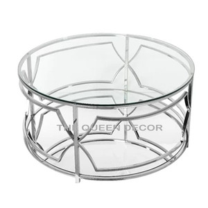 Table basse classique moderne ronde en métal et marbre pour salon salle à manger chambre cuisine hôtel meubles de maison - Product Image 5