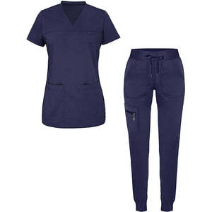 Doctor Enfermera Scrub Set Mujeres Hospital Uniforme Clínica Médico Cirujano Ropa de enfermería Dental están disponibles en tarifas razonables - Product Image 3