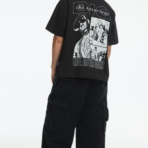 T-shirts pour hommes T-shirt d'été en coton Oversized Trending Solid Color Regular Fit T Shirt Men - Product Image 2