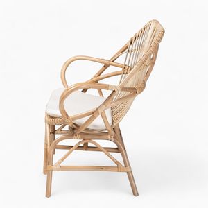 Canapé de luxe en rotin naturel de luxe Vente en gros Chaise longue Fauteuil avec accoudoirs Chaise en rotin pour meubles de salon au meilleur prix du marché - Product Image 3