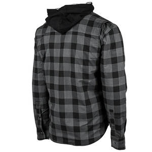 Chemise de protection en flanelle pour moto, vêtements de moto blindés de niveau CE, fabrication OEM, export en gros - Product Image 2