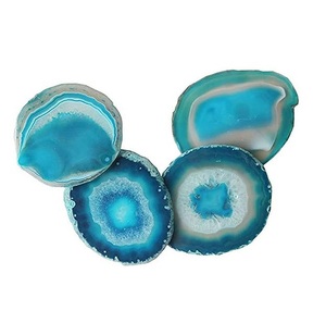 Fresh Design Tableware Accessories <b>Agate</b> <b>Coaster</b> With Gold Electroplated <b>Agate</b> Slice at Wholesale Price with Premium Quality - Product Image 5