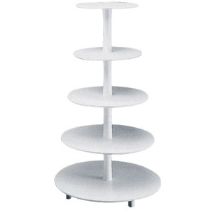 Accesorios de decoración de vajilla de Hotel, soporte de servidor de pastel para fiestas de boda, soporte de pastel de taza de madera con acabado de nácar - Product Image 6