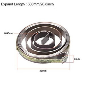 Fabrika özel bahar çelik Spiral düz bobin OEM saat burulma sabit kuvvet bahar makarası - Product Image 4