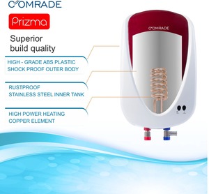 コンパクトな電気壁取り付けインスタントシャワーヒータープラスチック間欠泉屋外用漏れ防止 - Product Image 3