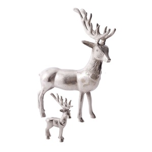Tête de cerf abstraite bougeoir métal mur Art décor Sculpture métallique mural Hirsch décoration décor à la maison accessoires - Product Image 3
