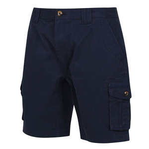 Shorts Cargo en Coton pour Homme, Taille Élastique, Couleur Unie, Décontracté, Respirant, Tissu Écologique, Style Confortable, Taille Plus - Product Image 3