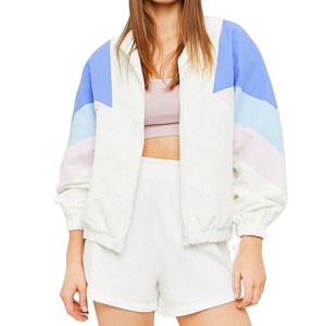 Conjunto de Pantalones Cortos y Chaqueta Cortavientos Transpirable Personalizado para Mujer, Moda Primavera Verano, Color Personalizado, 2027 - Product Image 1