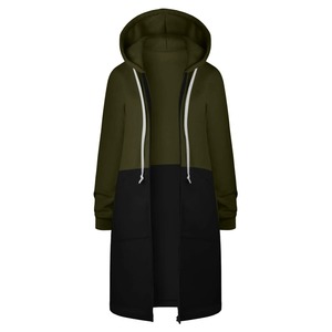 Solid Color Straight Zipper <b>Cardigan</b> Hooded Sweatshirt <b>Men</b> Double Pockets Hoodie Autumn Winter Commuter Thickened Outerwear - Product Image 3