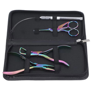 Alicates para Extensiones de Cabello de Acero Inoxidable al por Mayor, Nuevo Kit de 5 Herramientas para Aplicaciones de Extensiones de Cabello - Product Image 5