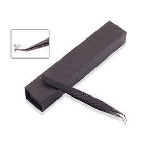 Professional Stainless Steel Eyelash Extension Tweezers High Elasticity Private Label Picking <b>Lashes</b> - Product Image 2
