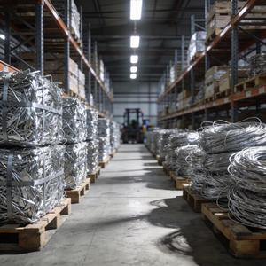 เศษลวดอะลูมิเนียม 6063 ความบริสุทธิ์สูง ชิ้นส่วนลวดอะลูมิเนียมสีเงาในห่ออัดสำหรับโรงหลอม - Product Image 4