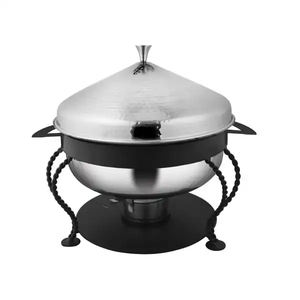 Nouvel ensemble de chauffe-aliments avec couvercle et supports de carburant ajourés, offre spéciale - Product Image 3