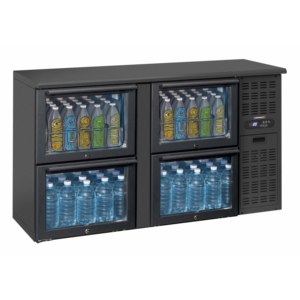 2 x 2 Cassetti Vetro Back Bar para Enfriadores de Vino y Bebidas - Product Image 1