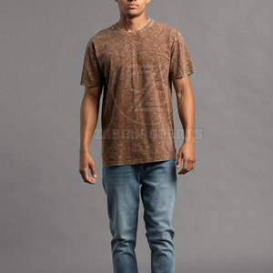 เสื้อยืดผู้ชายแบบย้อมสีเอซิด พิมพ์โลโก้ตามสั่ง ขายส่ง ผลิตจากผ้าฝ้าย 100% เป็นมิตรต่อสิ่งแวดล้อม แห้งเร็ว สวมใส่สบาย - Product Image 5