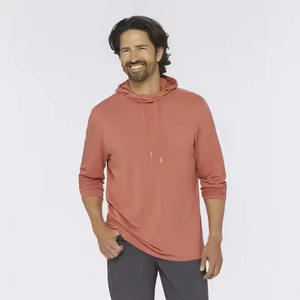 เสื้อฮู้ดแบบสวมหัวมัดย้อมสำหรับผู้ชายเสื้อมีฮู้ดแบบสวมหัวผูกย้อมสีแบบยาวและใส่ง่าย - Product Image 2