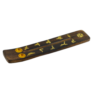 Support de bâtonnets d'encens en bois fait à la main pour une décoration de table au design floral incroyable, parfum abordable - Product Image 3