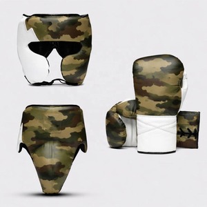 Premium Quality Custom Made <b>Training</b> Boxing Set Customized 100% Genuine Leather Gloves <b>Head</b> Guard Groin Guard Lightweight Gloves - Product Image 5