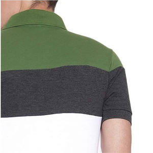 T-shirt Homme Haute Qualité Anti-Plis Motif Uni Tricoté 100% Coton Manches Courtes Logo Personnalisé Service OEM - Product Image 5