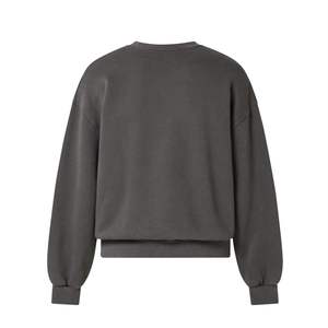 Sweat-shirt d'hiver pour homme surdimensionné, nouveau design 2025, tissu en coton lourd, pull à col rond, couleur gris foncé, imprimé, pour homme - Product Image 2