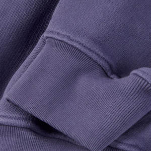 Sudadera con capucha de gran tamaño de algodón pesado para hombre con logotipo bordado de manga larga bolsillo de invierno-tela francesa estilo Hip Hop Streetwear - Product Image 3