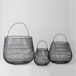Nouveau panier de rangement en métal moderne pour la maison hôtel et bureau plaqué or paniers en tissu métallique fait à la main et ustensiles de cuisine - Product Image 6