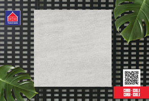 Azulejos de porcelana gris modernos 60x60 acabado mate impresión antibacteriana aspecto de piedra baldosas de suelo Premium Vietnam fábrica para habitación - Product Image 2