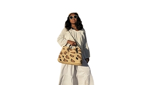 Conjunto de Bolsos de Mano para Mujer, Estilo Bohemio, Hechos a Mano, Ecológicos, con Estampado de Leopardo, Cierre de Cremallera Personalizado - Product Image 2