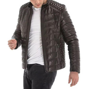 Vestes en cuir pour hommes de haute qualité, en cuir véritable, design haut de gamme, personnalisées, 2025, vêtements d'hiver, chaudes - Product Image 2