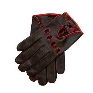 Gants en cuir habillés de style rétro de haute qualité pour hommes pour la conduite - Product Image 4